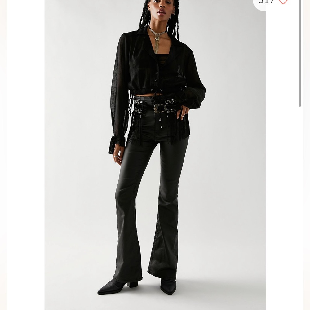 Jayde Coated Flares